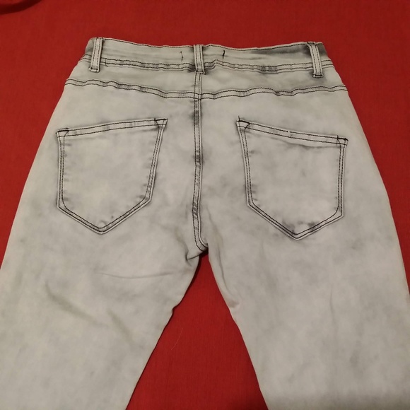MYSTIQ TO MAKE YOU FEEL UNIQUE GRAY JEANS 7 - Picture 6 of 8